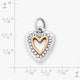 Petite Framed Heart Charm