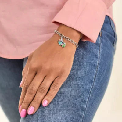 Floral Enamel Mom Charm