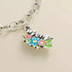 Floral Enamel Mom Charm