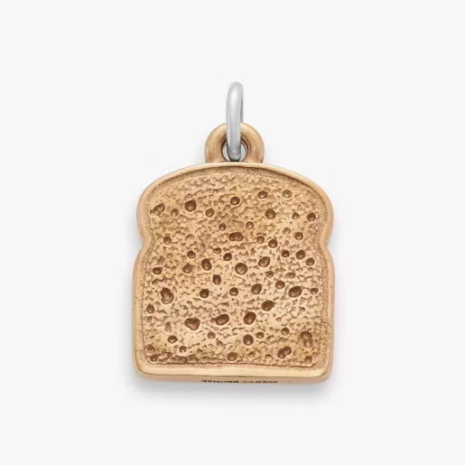 Enamel Avocado Toast Charm