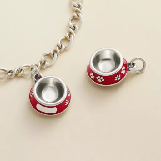 Enamel Pet Bowl Charm