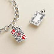 Enamel Queen of Hearts Charm