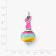 Enamel Sweet Bunny Art Glass Charm