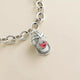 Enamel Heart Ball Cap Charm