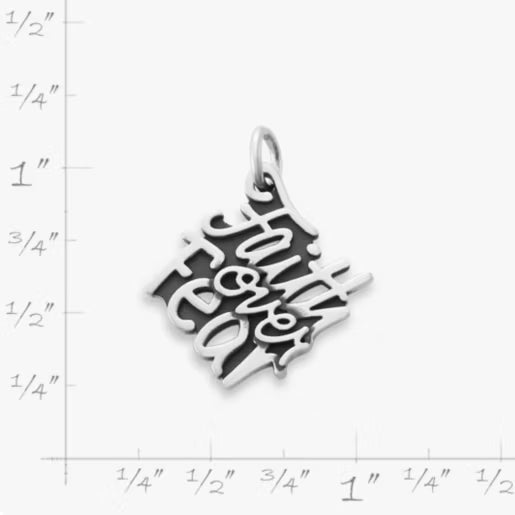Faith Over Fear Charm
