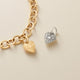 Radiant Star Mini Heart Charm