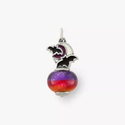 Enamel Halloween Night Art Glass Charm