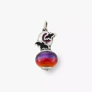 Enamel Halloween Night Art Glass Charm