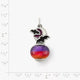 Enamel Halloween Night Art Glass Charm