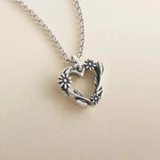 Flowering Vines Heart Charm