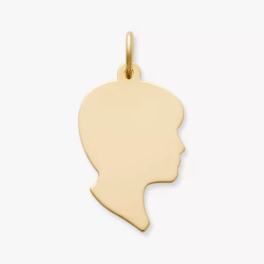 Boy Silhouette Charm