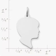 Boy Silhouette Charm