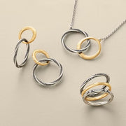 Connected Circles Ring Set