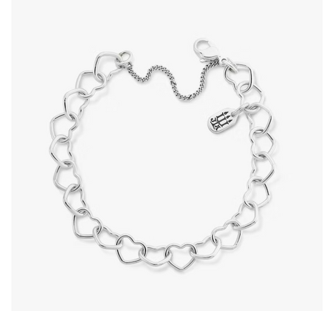 Connected Hearts Charm Bracelet