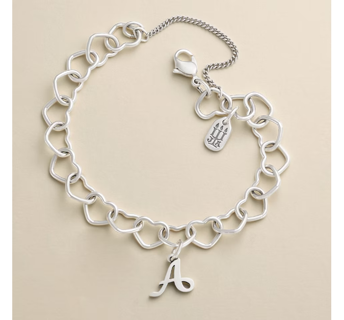 Connected Hearts Charm Bracelet