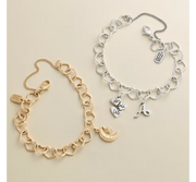 Connected Hearts Charm Bracelet