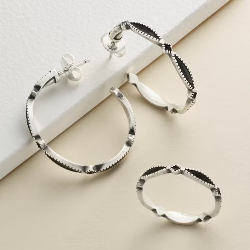 Enamel Cordoba Stacker Ring