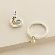 Petite Heart of Gold Charm