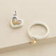 Petite Heart of Gold Charm