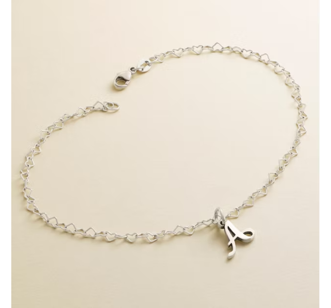 Delicate Connected Hearts Anklet