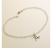 Delicate Connected Hearts Anklet