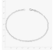 Delicate Connected Hearts Anklet