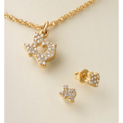 Delicate Pave Diamond Texas Studs