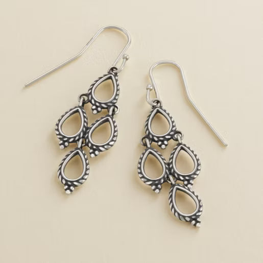 Delicate Cascade Dangle Earrings
