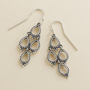Delicate Cascade Dangle Earrings