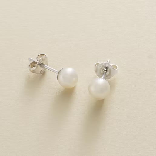 Round Gemstone Studs