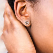 Heart Studs