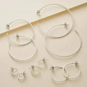 Classic Hammered Hoops