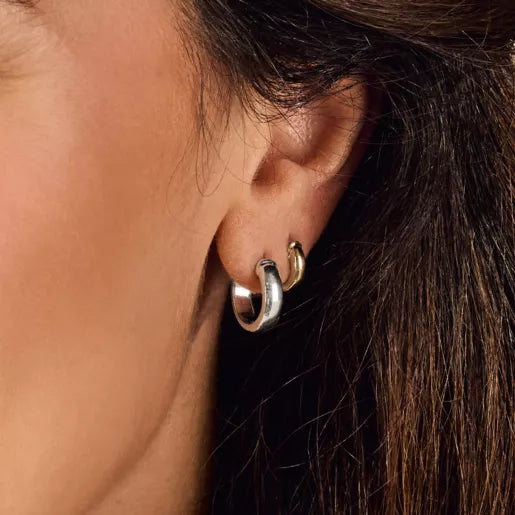 Hinged Huggie Earrings