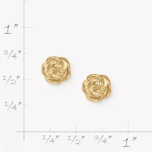 Rose Ear Studs