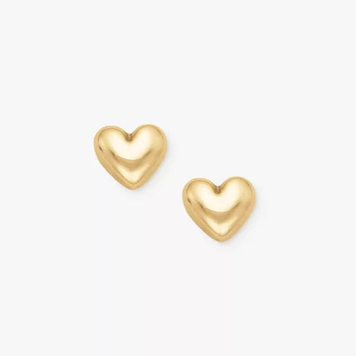Solid Heart Studs