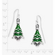 Enamel Christmas Tree Earrings