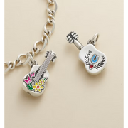 Enamel Festive Guitar Charm