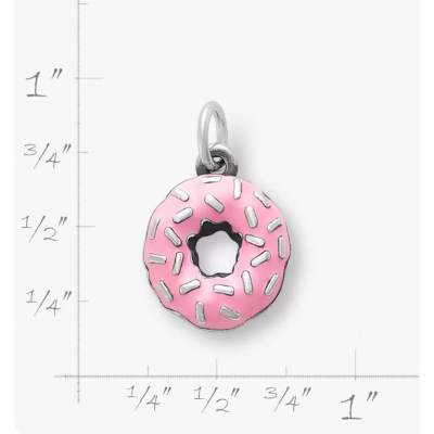 Enamel Frosted Donut Charm