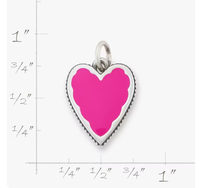 Enamel Heart Charm