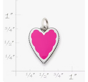 Enamel Heart Charm
