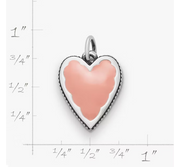 Enamel Heart Charm