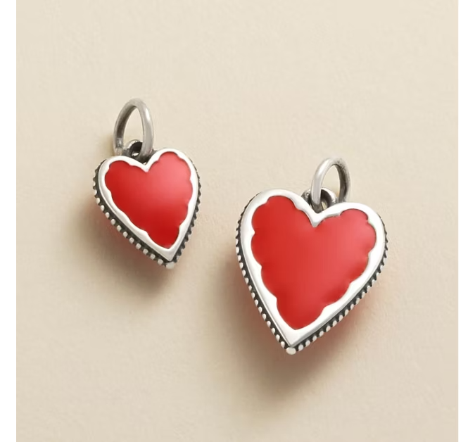 Enamel Heart Charm