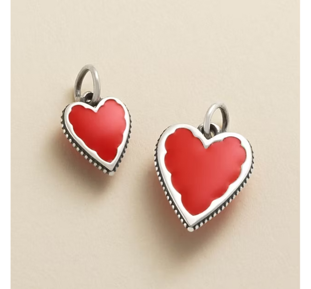 Enamel Heart Charm