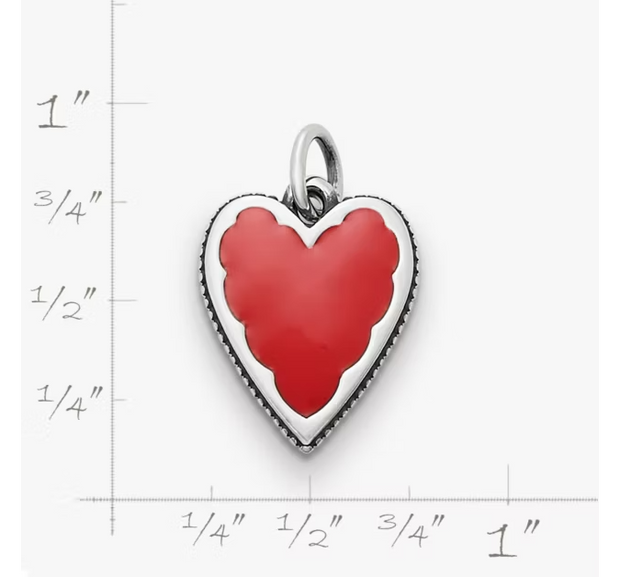 Enamel Heart Charm