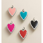 Enamel Heart Charm