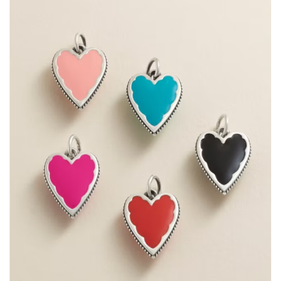 Enamel Heart Charm