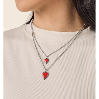 Enamel Heart Charm
