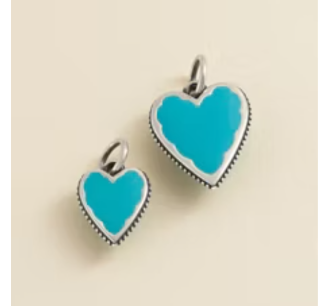 Enamel Heart Charm