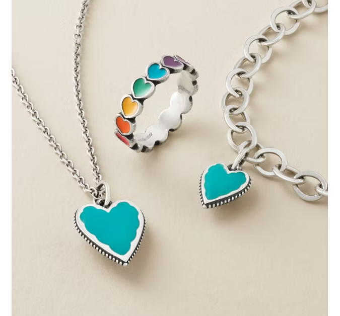 Enamel Heart Charm