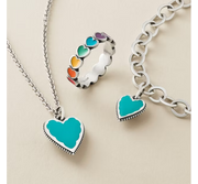 Enamel Heart Charm